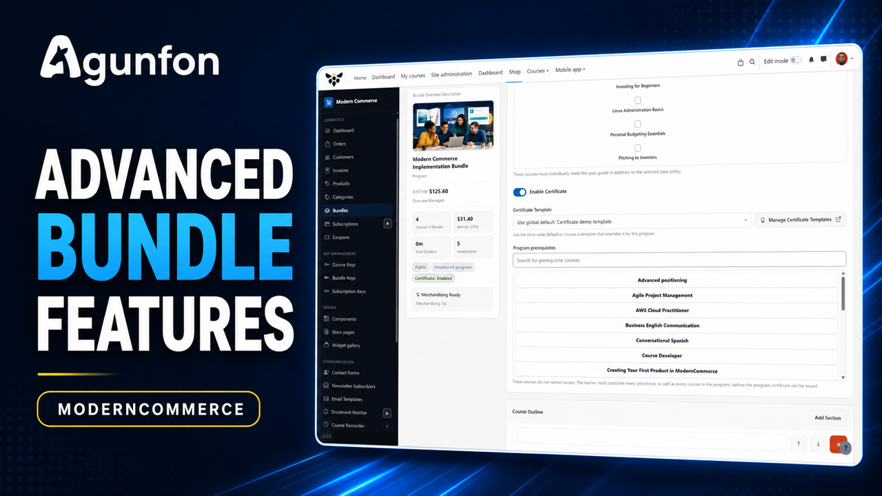 How to Set Up Advanced Bundle Features in ModernCommerce